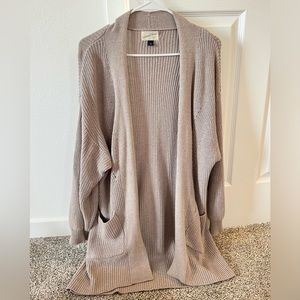 Woven cardigan